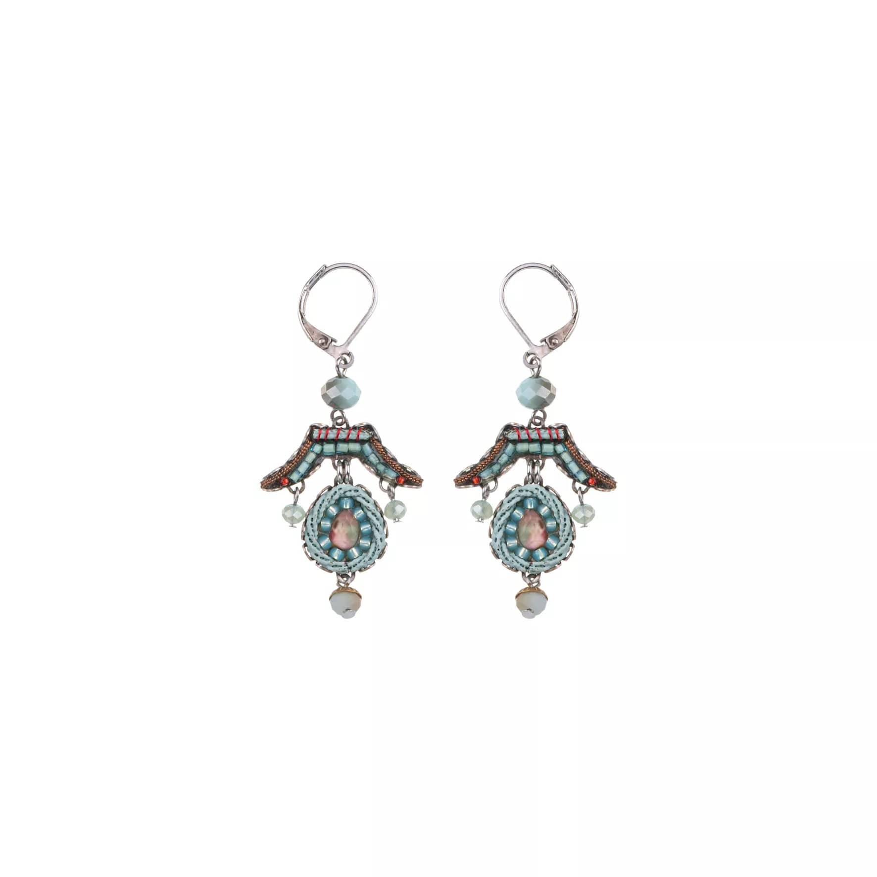 Elegant Drop Earrings For Special Events-Mint Flavor Earrings