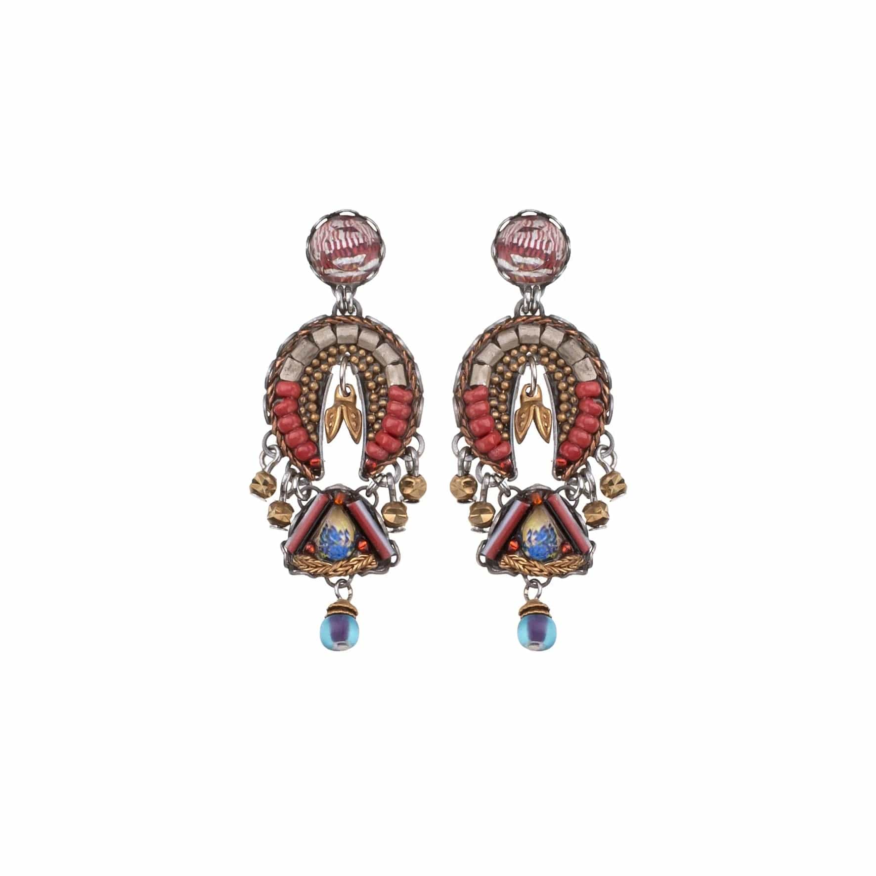 Stunning Hoop Earrings For Glamorous Nights-Desert Landscape Galen Earrings