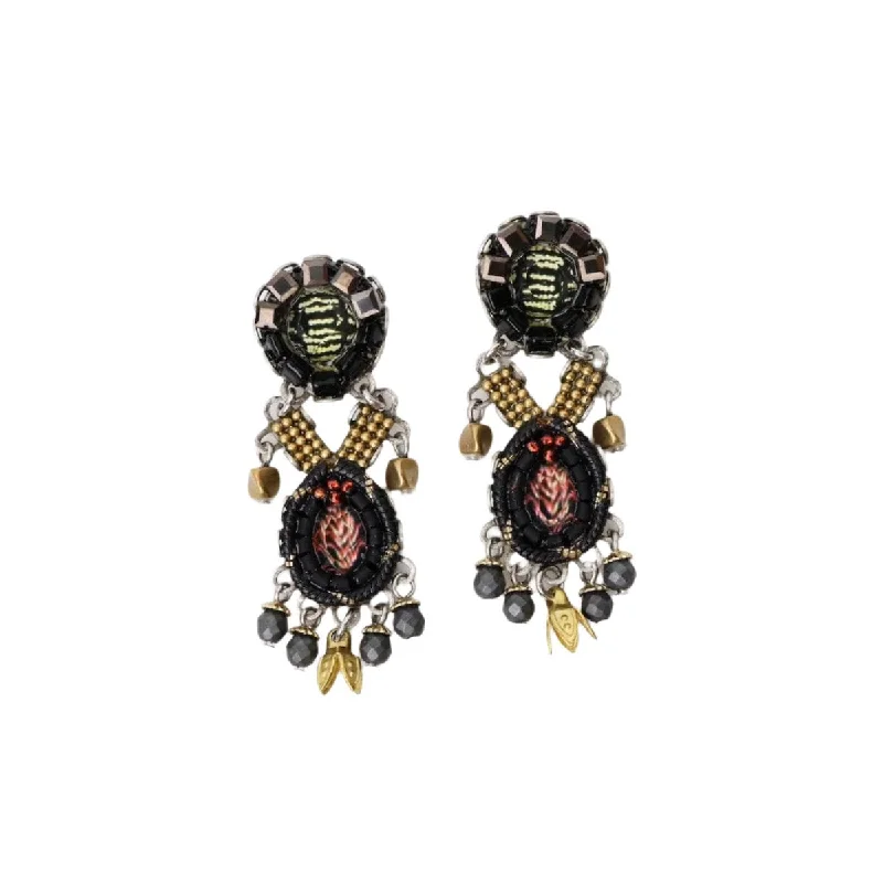 Unique Drop Earrings For Fashion-Forward Style-Tiger Eye Earrings