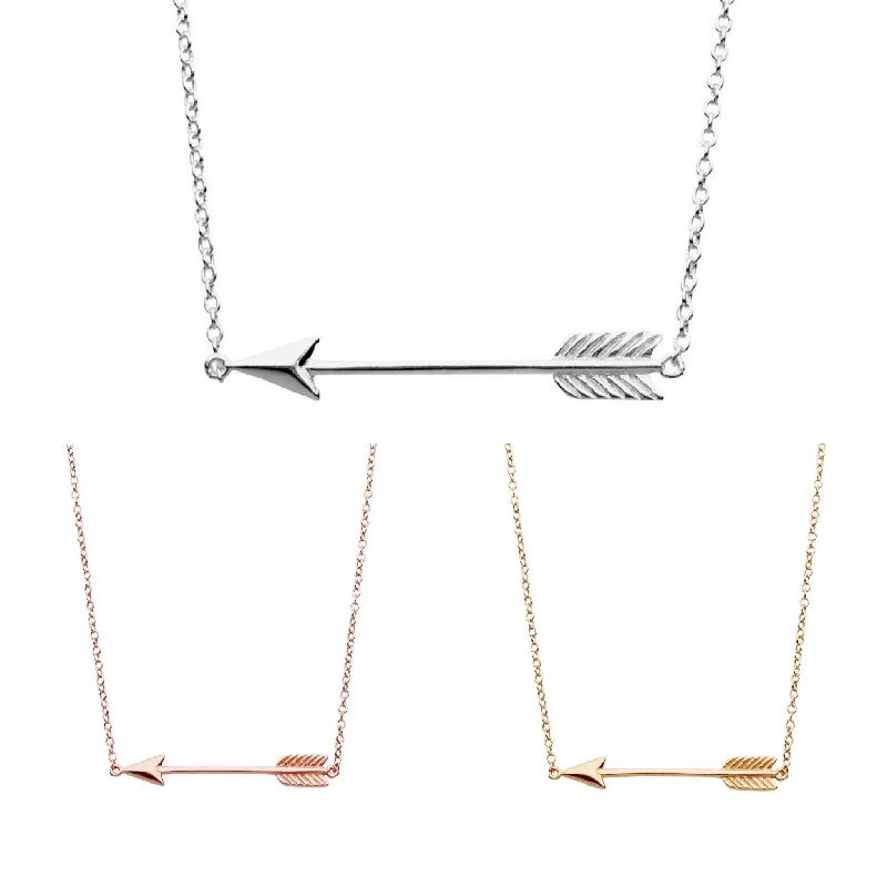 Sterling Silver Necklace - Arrow*