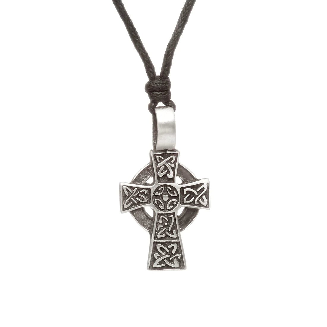 Celtic Cross Pewter Choker Necklace by Celtic Jewellery