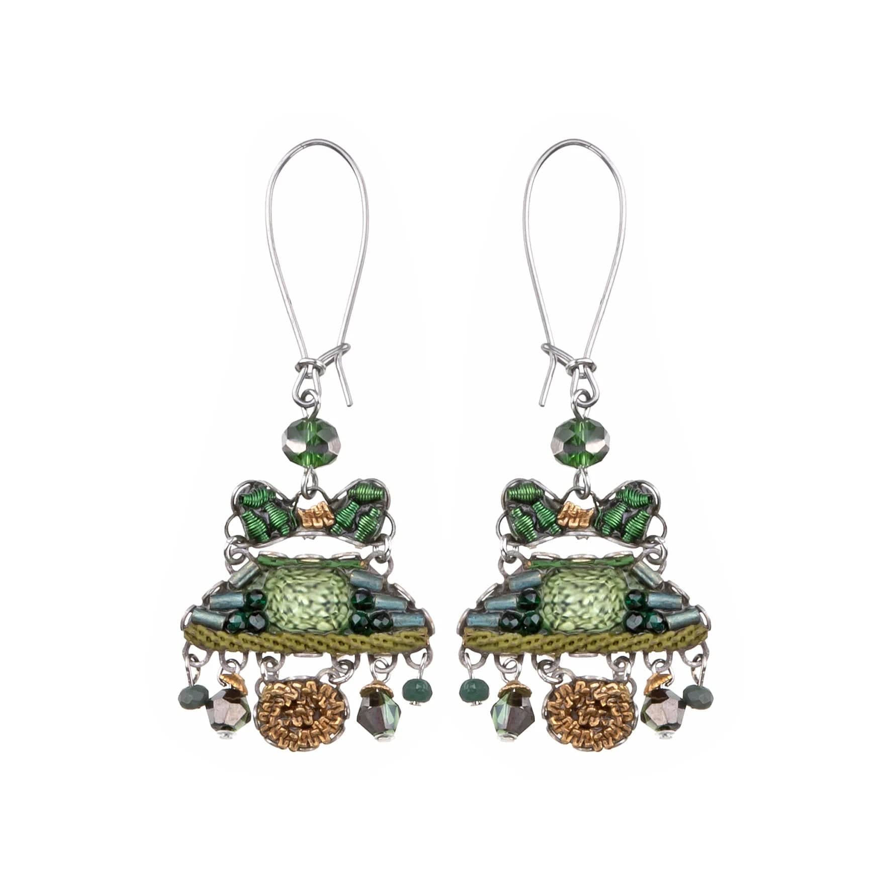 Trendy Gemstone Earrings For Vibrant Fashion-Viridian Mood Tova Earrings