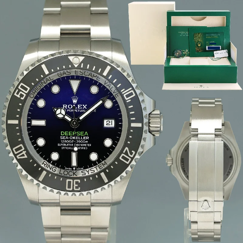 High-End Swiss Made Watches For Luxury Glam-2022 NEW PAPERS Rolex Sea-Dweller Deepsea 44mm James Cameron 136660 Watch