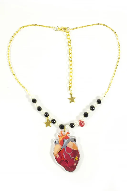 Twisted Circus Heart Necklace