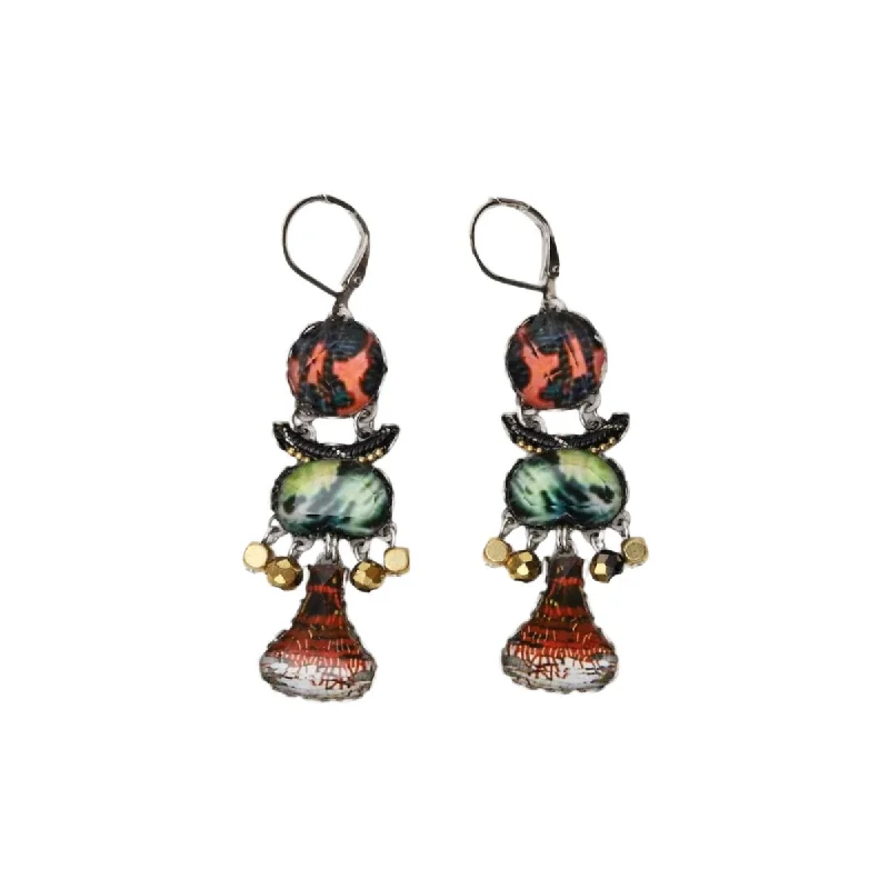 Dangle Earrings For Bridal Look-Oriental Hues Earrings