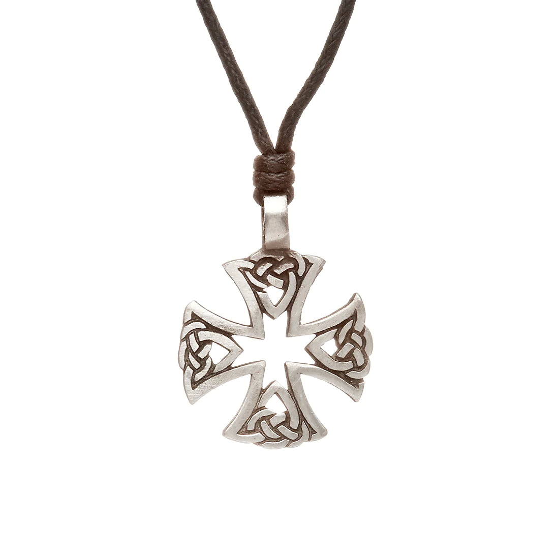 Celtic Cross Pewter Choker Necklace by Celtic Jewellery