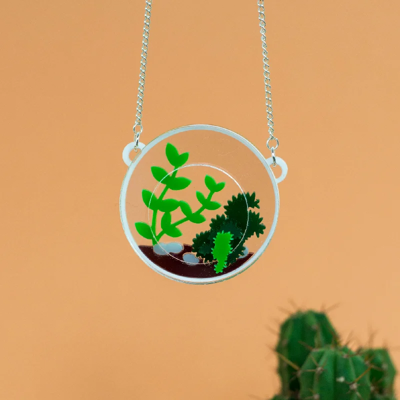 Round Terrarium Necklace