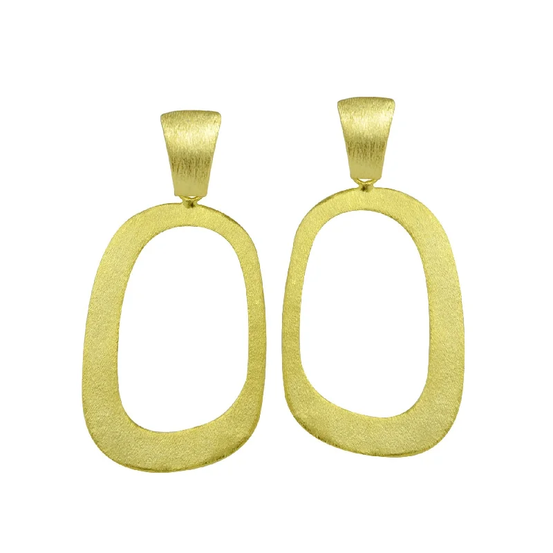 Elegant Drop Earrings For Special Occasions-Renee Rectangle Earrings