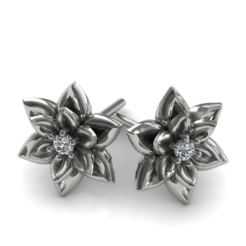 Beautiful Earrings For Formal Gatherings-The Lotus Earrings- Lotus no. 3