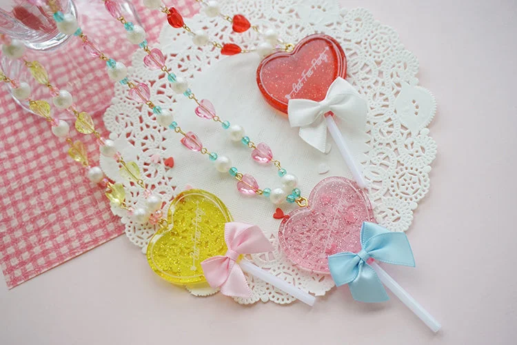 Heart Lolipop Necklace