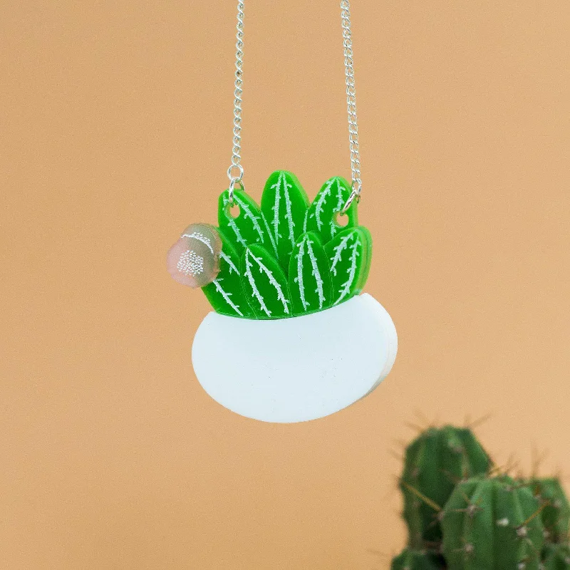 Flowering Cactus Necklace