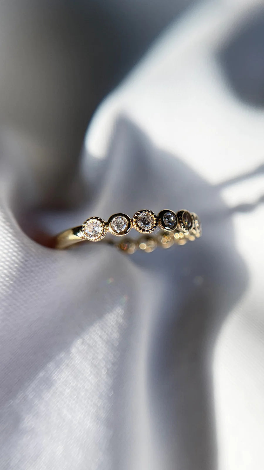 Affordable Wedding Bands For Budget-Conscious Couples-Tennis Ring