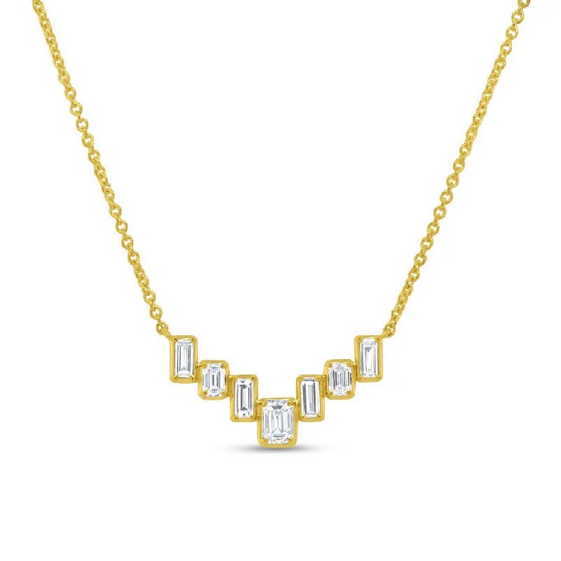 Uneek Alexandria Collection Bar Necklace