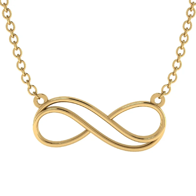 Infinity Sign Gold Necklace - Myriad No. 1