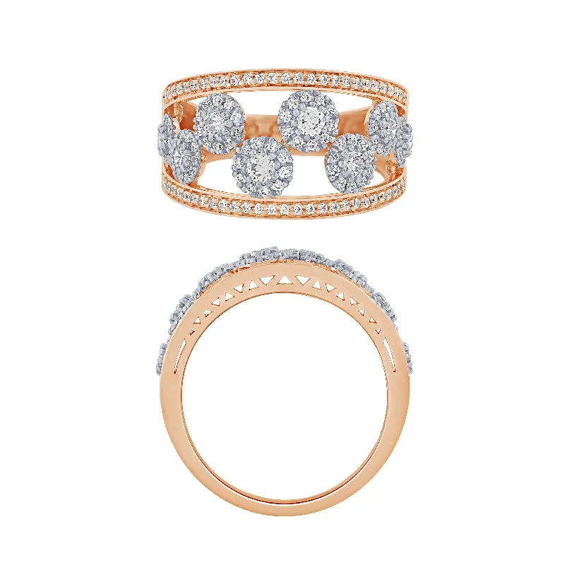 Classic Engagement Rings For Timeless Style-14K 1Ct Diamond Fashion Ring