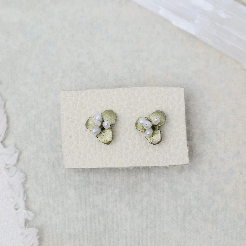 Unique Earrings For Creative Fashion-Pachysandra Stud Earrings