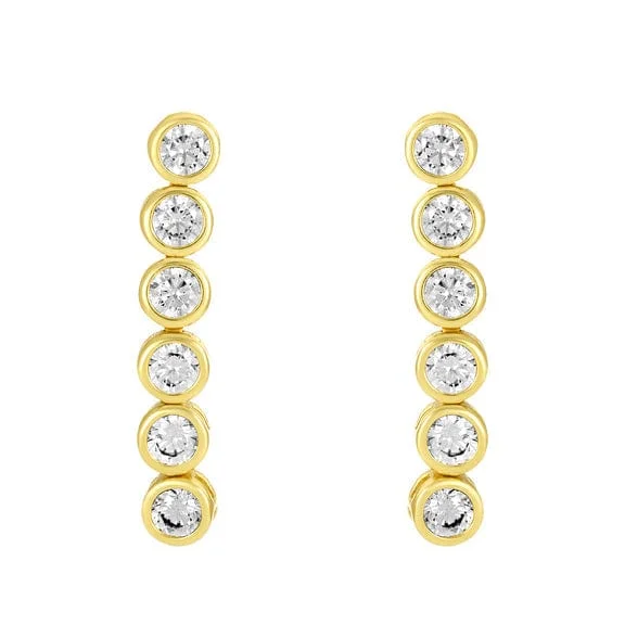 Unique Earrings For Creative Fashion-Lennon Gold Earrings