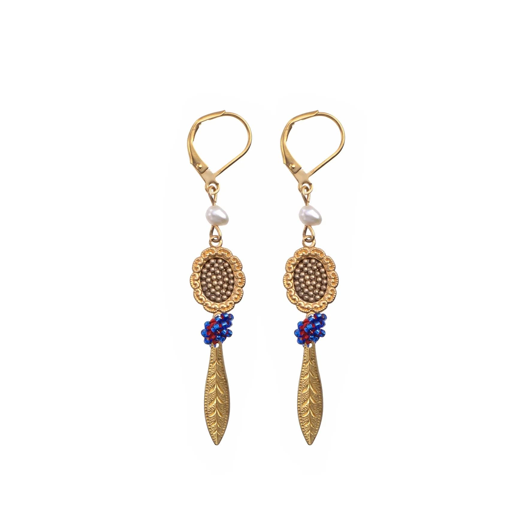 Simple Earrings For Elegant Appeal-Queen of Sheba Kula Earrings