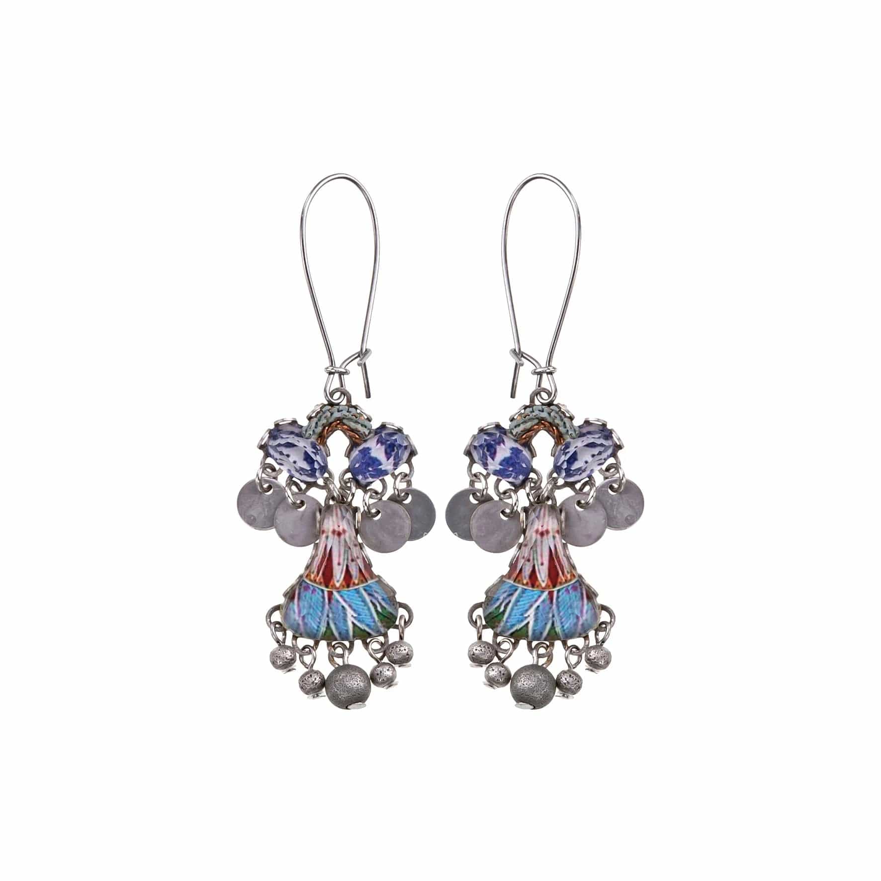 Trendy Resin Earrings For Bold Fashion-Serene Sunrise Ruma Earrings