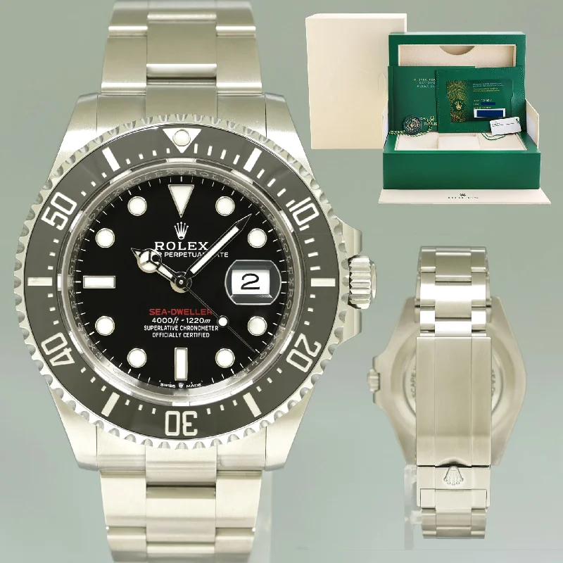 Timeless Digital Watches For Everyday Glam-2023 NEW PAPERS Rolex Red Seadweller SD43 126600 43mm Mark 2 Watch Box