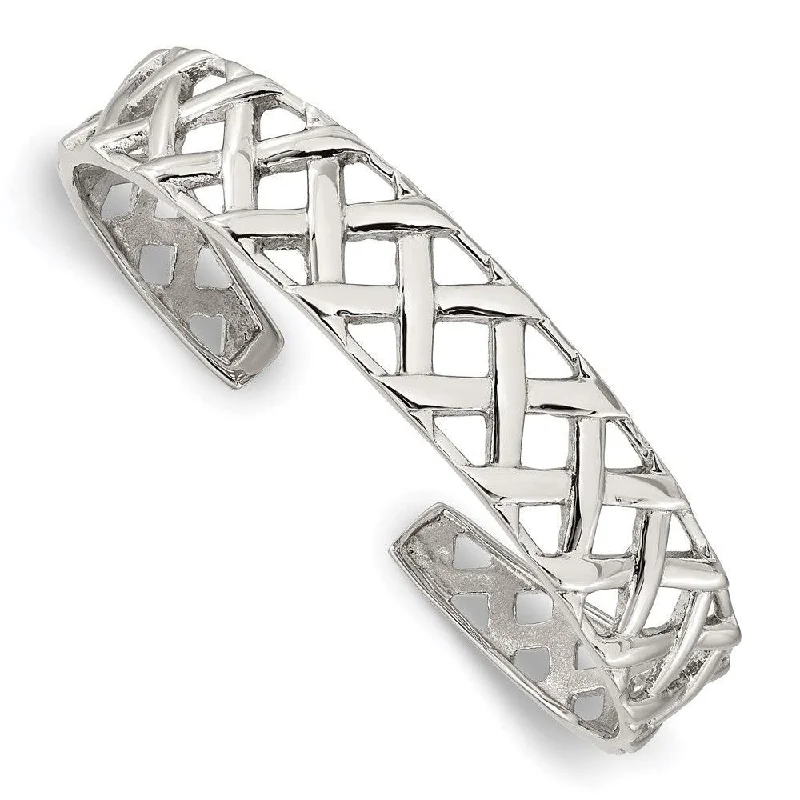 Luxury Cuff Bangles For High-End Glam-Stainless Steel Polished Bangle