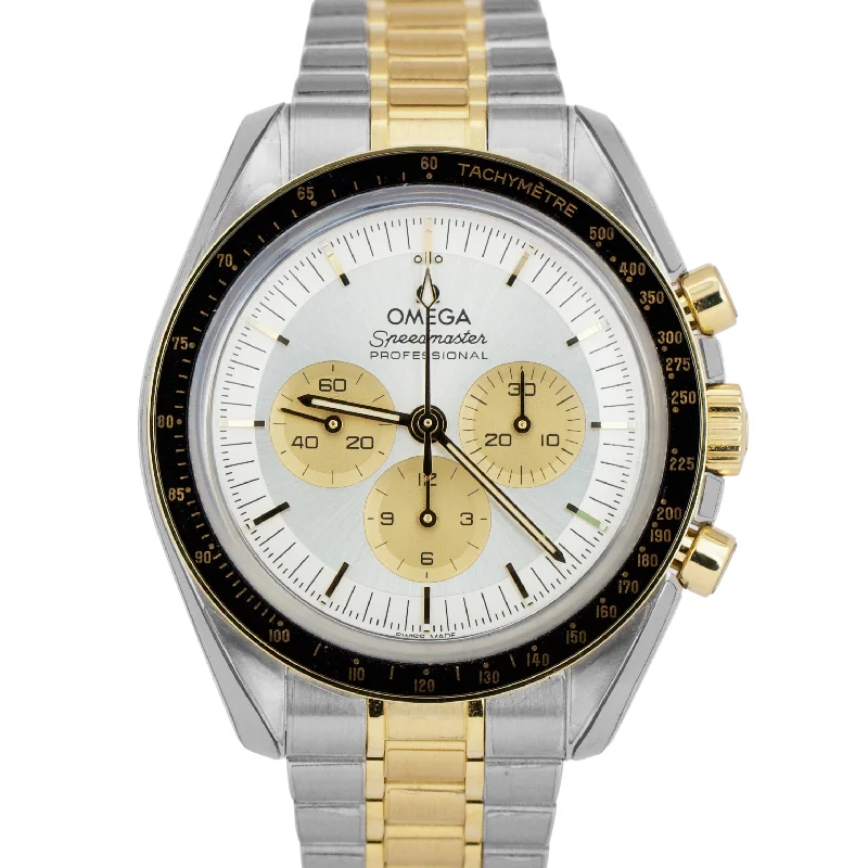 Affordable Men’s Luxury Watches For Everyday Glam-2024 PAPERS Omega Speedmaster Moonwatch SILVER 18K Steel 310.20.42.50.02.001 BOX