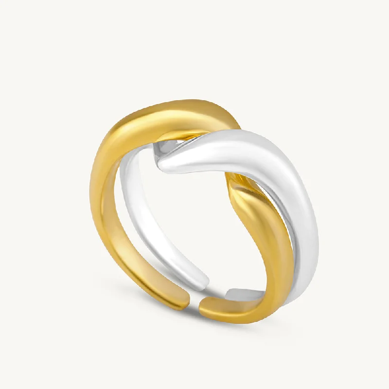 Timeless Wedding Bands For Everlasting Love-Knot Affair Ring