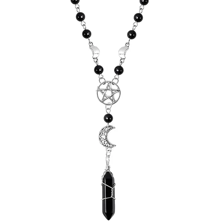 Women's Gothic Moon Choker Necklace