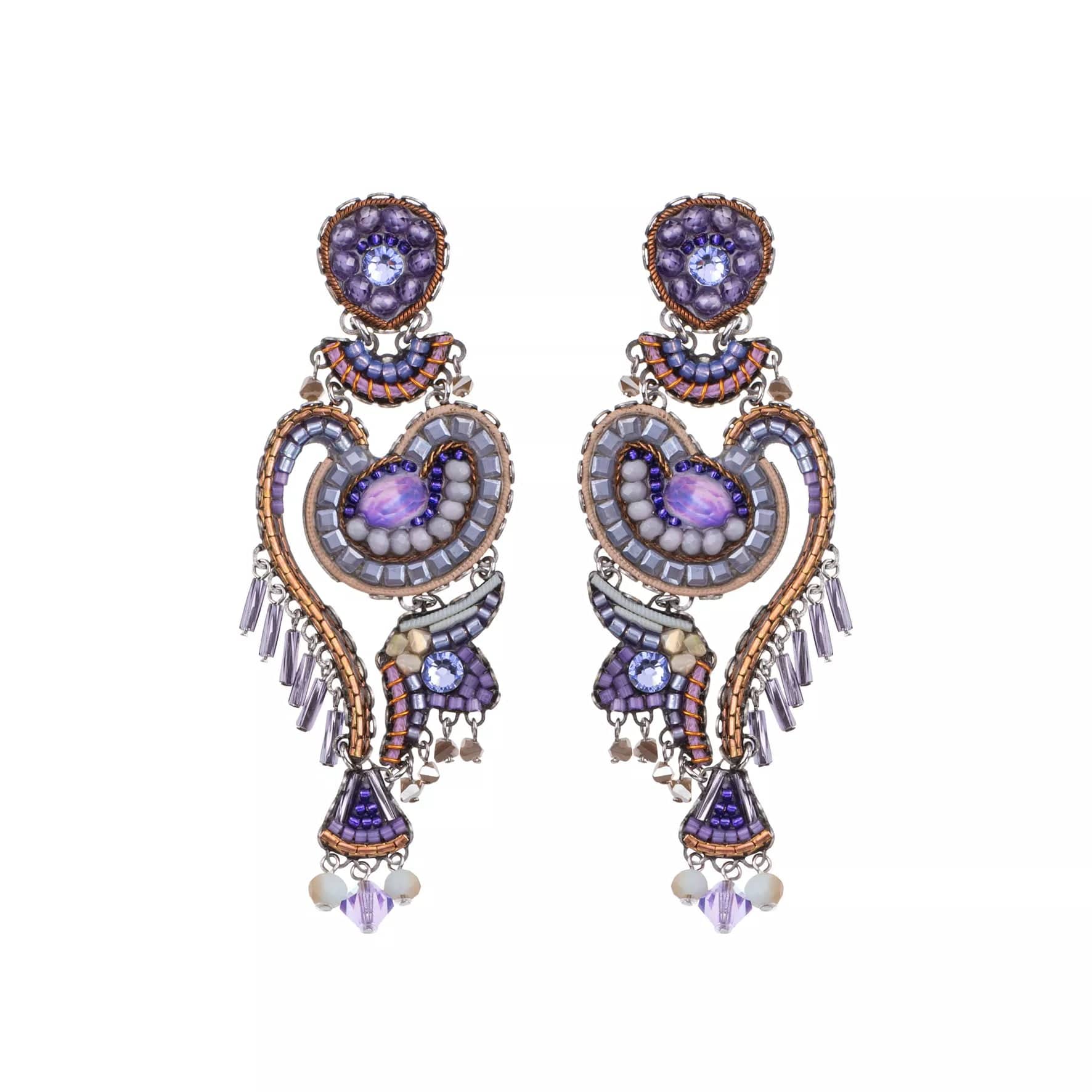 Unique Drop Earrings For Fashion-Forward Style-Plum Blossom Chandelier  Earrings