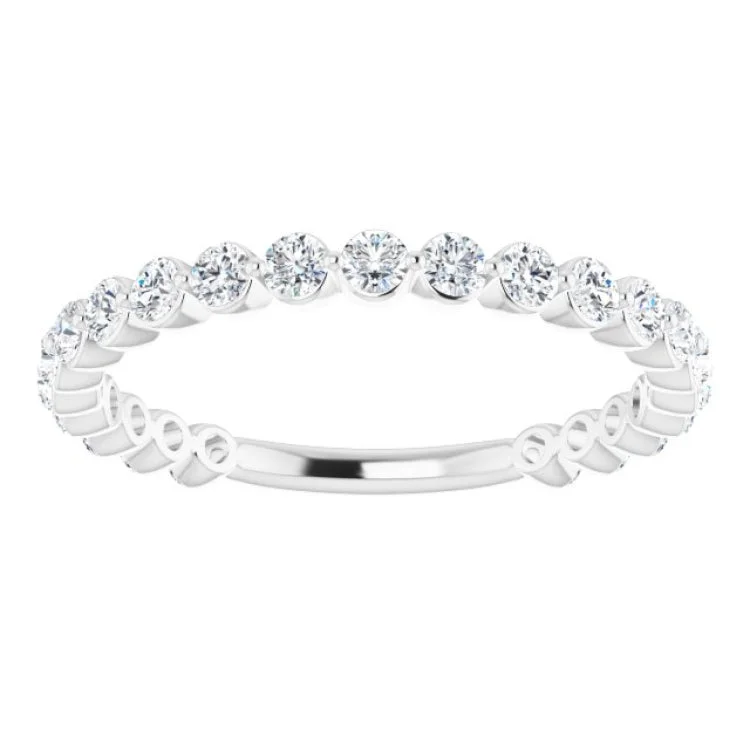 Beautiful Sapphire Engagement Rings For Timeless Glam-14K White 3/4 CTW Lab-Grown Diamond Anniversary Band