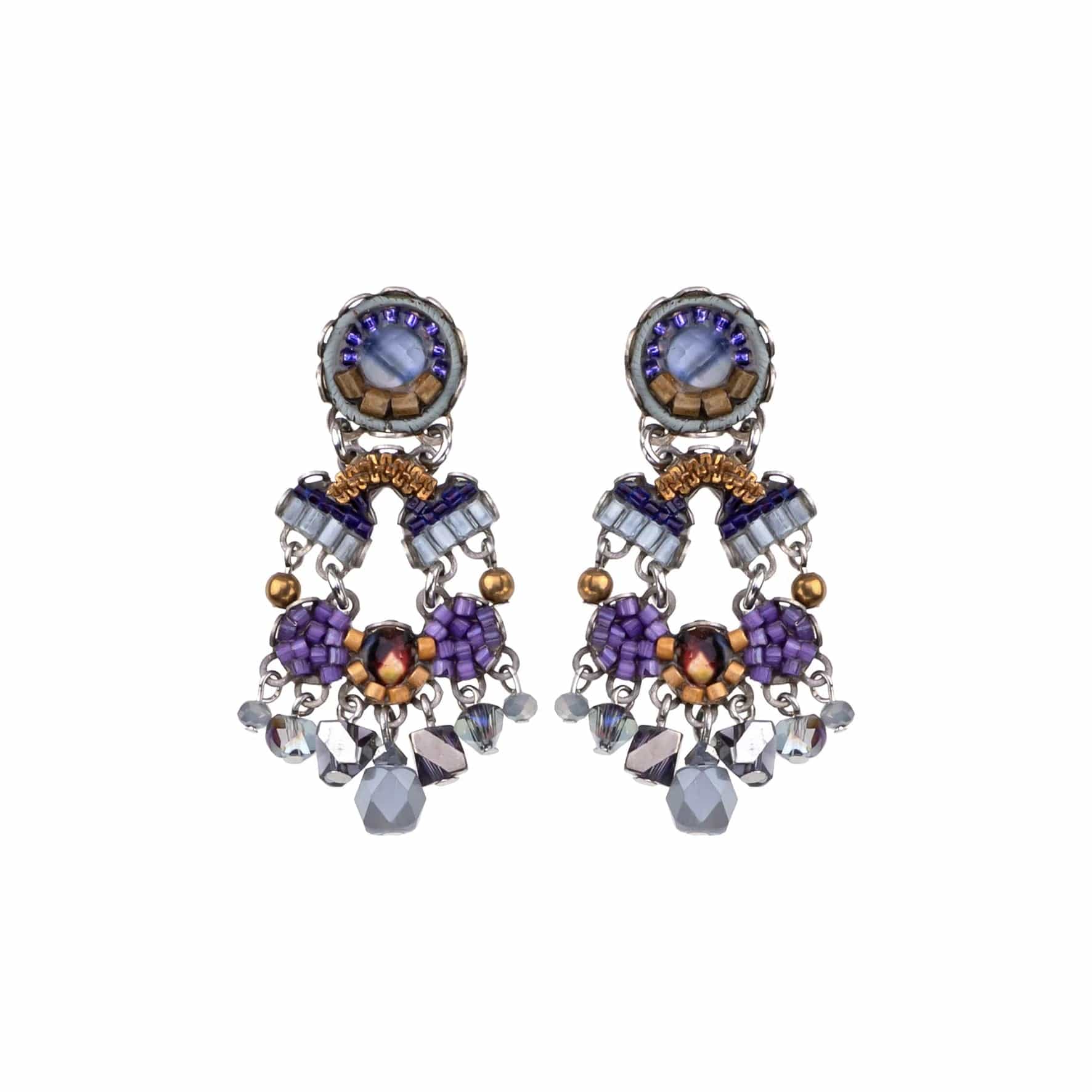 Trendy Earrings For Day-to-Night Fashion-Mystical Grape Rafa Earrings