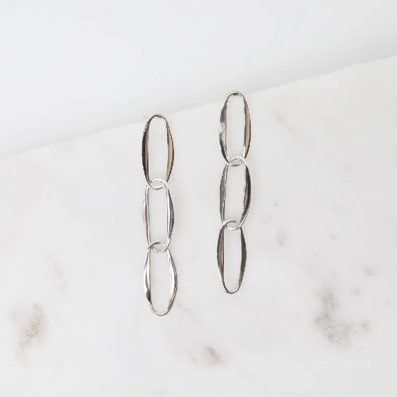 Beautiful Stud Earrings For Elegant Appeal-Paperclip Link Earrings