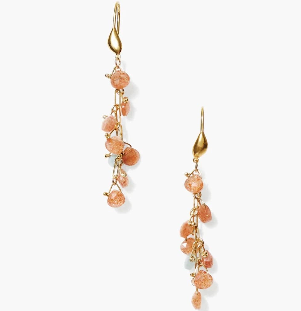 Simple Earrings For Timeless Fashion-Pacifica Earrings Sunstone Mix